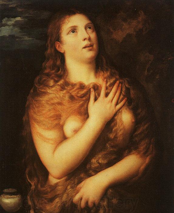  Titian Mary Magdalene Spain oil painting art